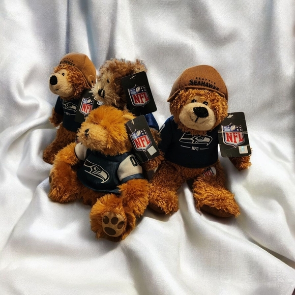 💖Seattle Seahawks Plush Bears - Picture 2 of 3